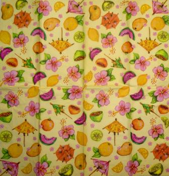 175 Lemons, Oranges - 4-ply - Handkerchief